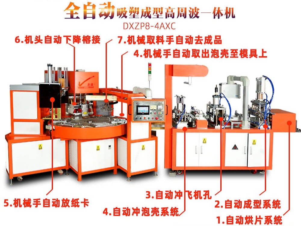 全自動吸塑成型高頻焊接一體機